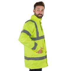 Alternative view of Campera Parka Flúo Unicolor