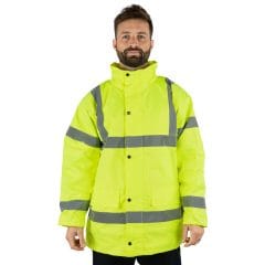 Campera Parka Flúo Unicolor