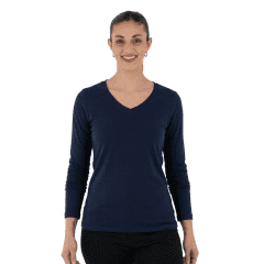 Camiseta V Dama M Larga