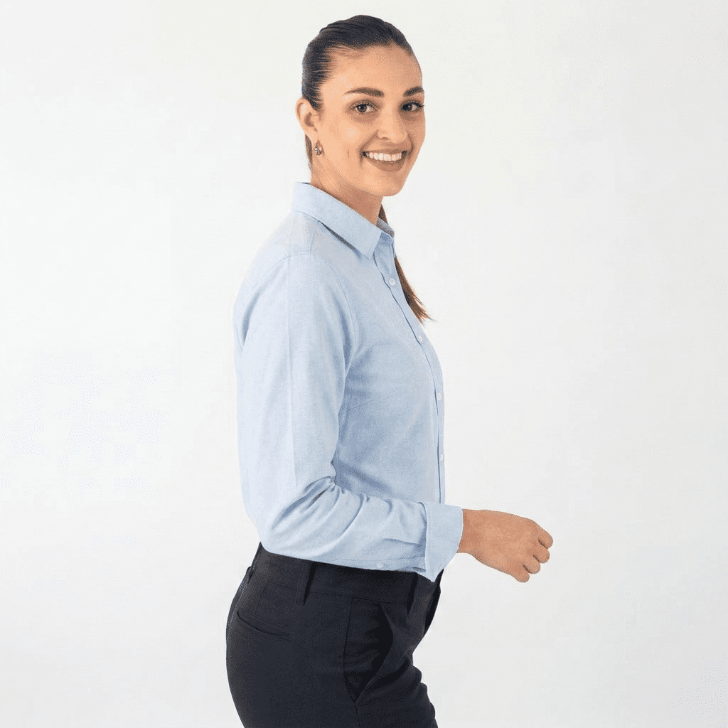 Camisa Oxford Dama - Imagen 2